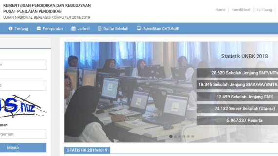 Server Pusat OFFLINE, UNBK SMP Mapel Matematika Tertunda 17 Menit