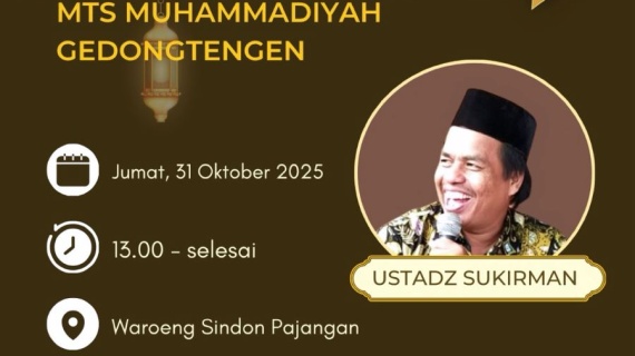 Guru dan Karyawan MTs Muhammadiyah Gedongtengen Ikuti Pengajian Triwulan di Warung Sindon Pajangan